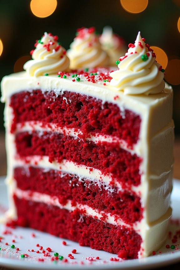 elegant red velvet cake