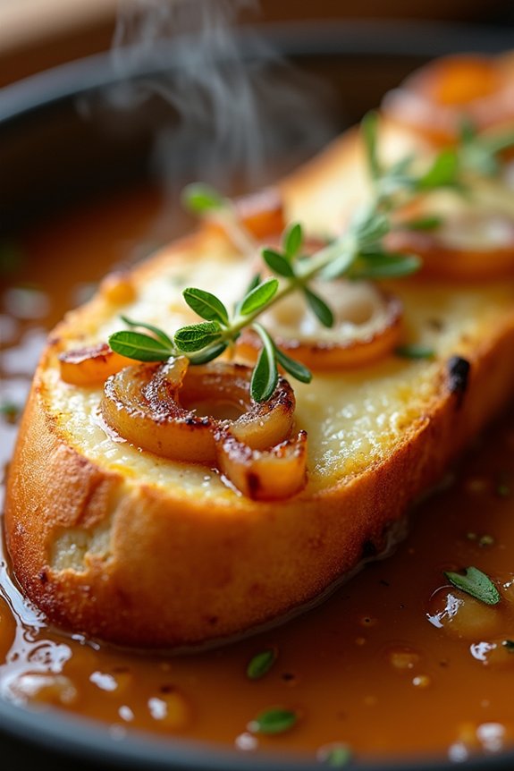elevated french onion soup