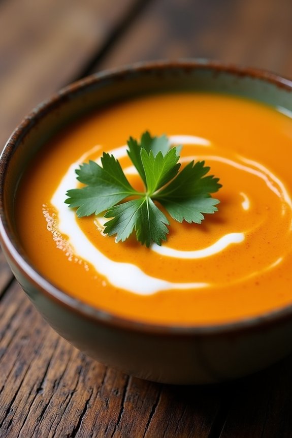 exotic carrot lemongrass soup