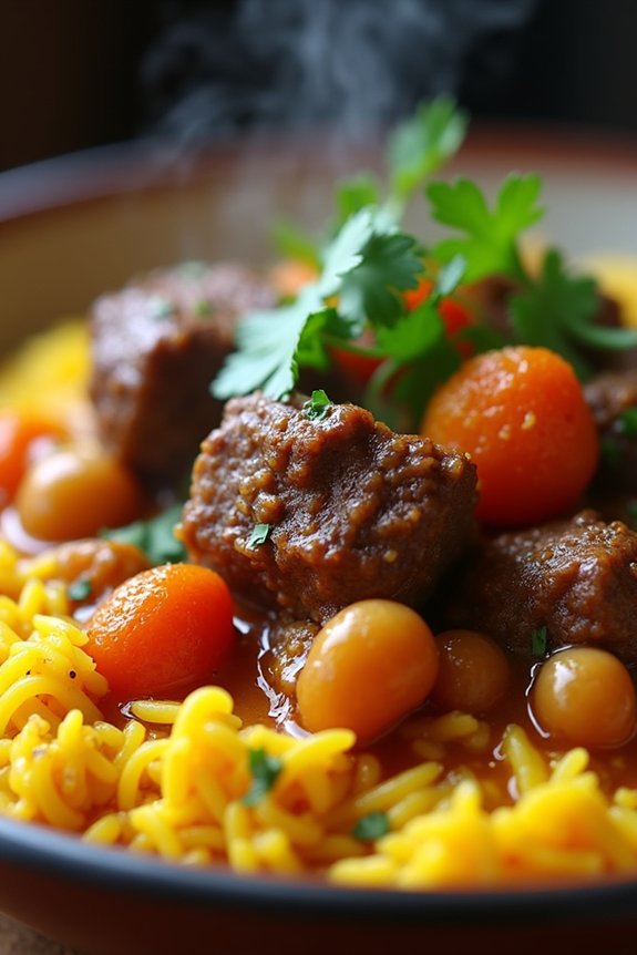 exotic moroccan lamb stew
