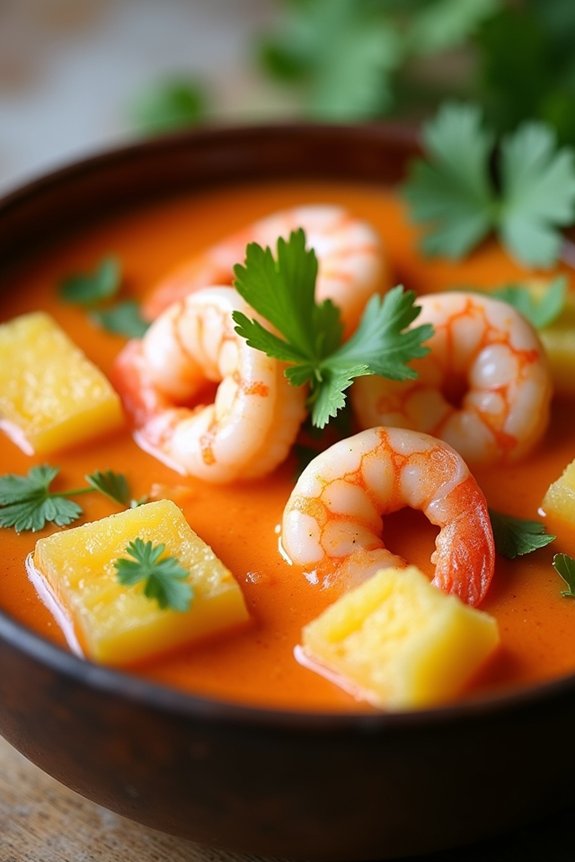 exquisite thai coconut soup