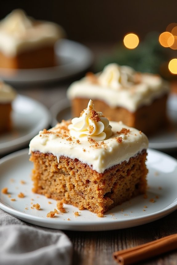 festive and aromatic cake