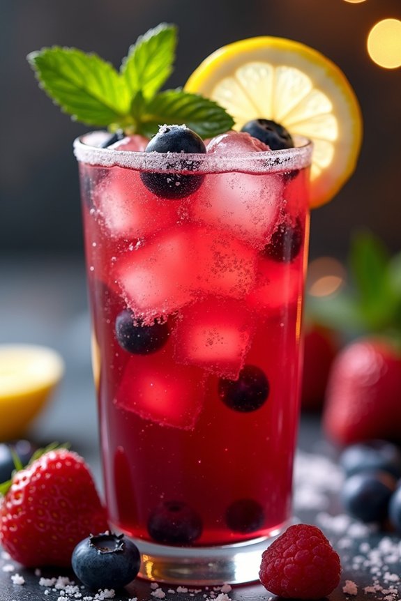 festive berry lemonade recipe