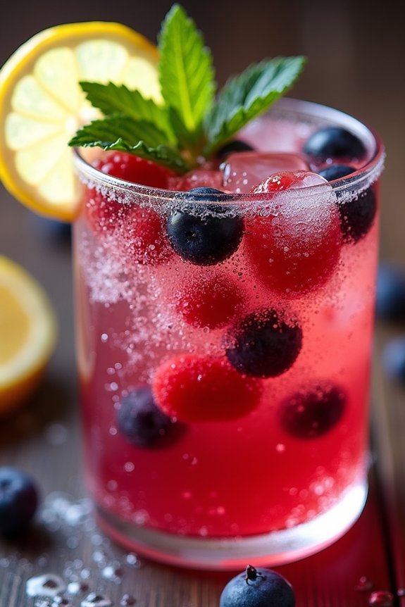 festive berry mocktail recipe