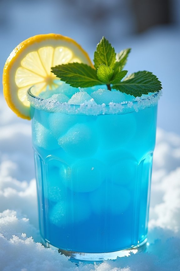 festive blue lemonade recipe
