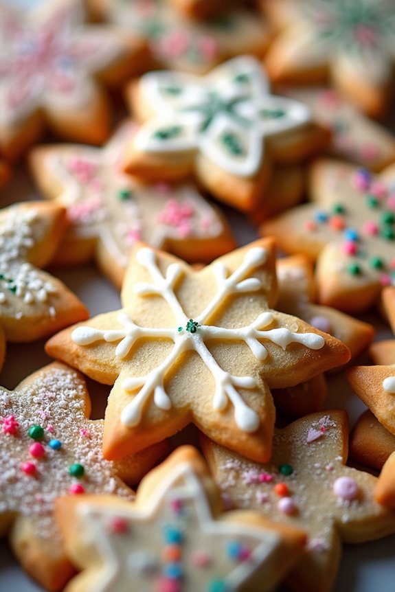 festive buttery spritz cookies