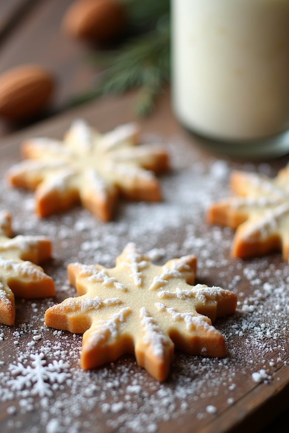 festive cardamom almond cookies