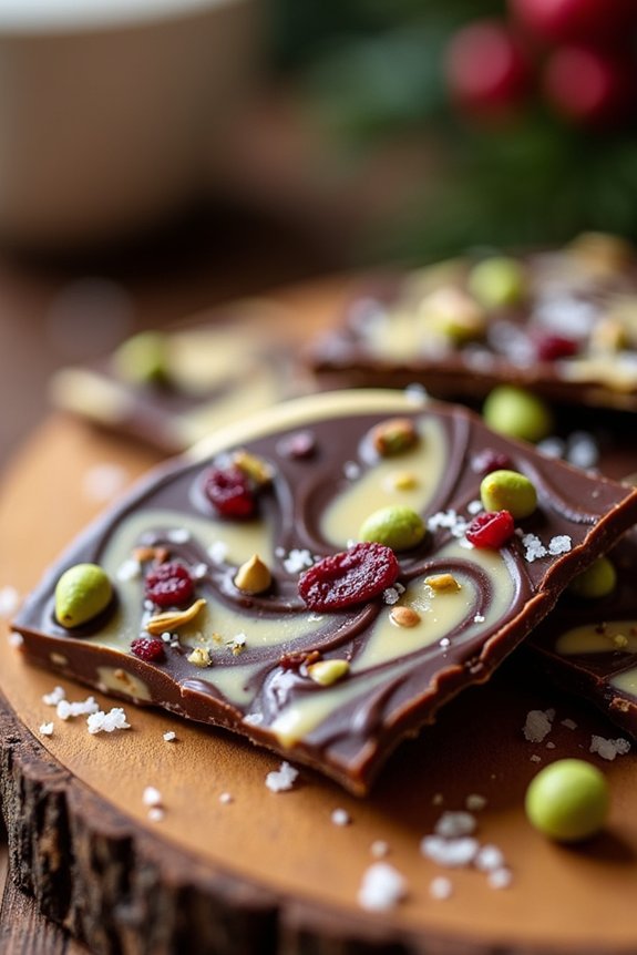 festive chocolate bark recipe
