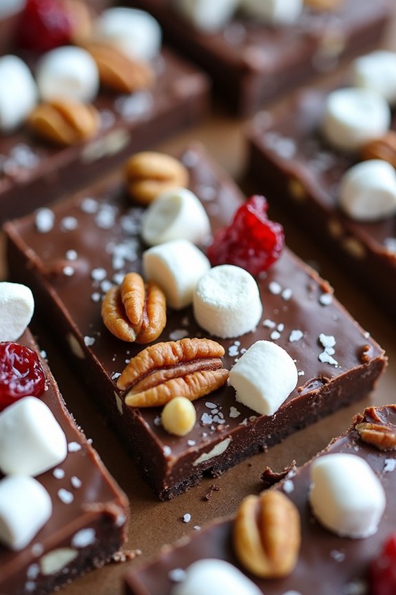 festive chocolate nut bark