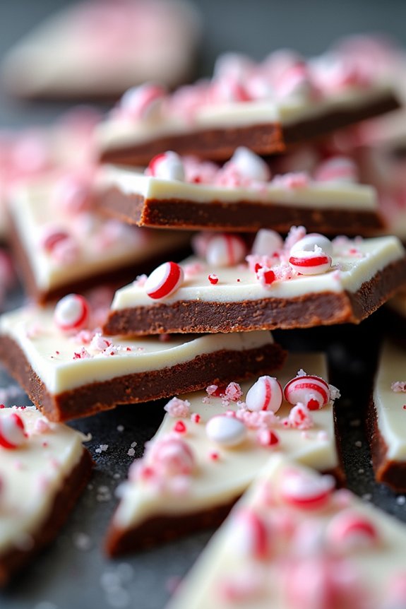 festive chocolate peppermint treat