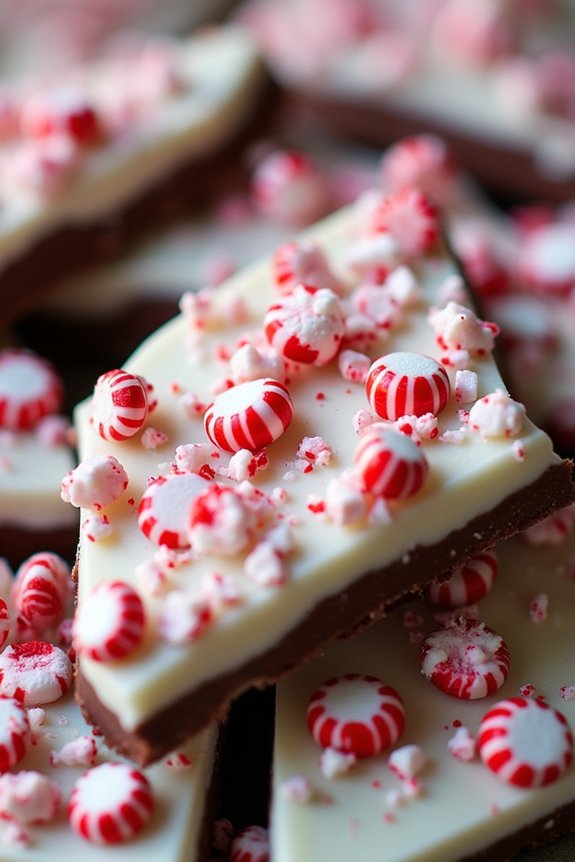 festive chocolate peppermint treat
