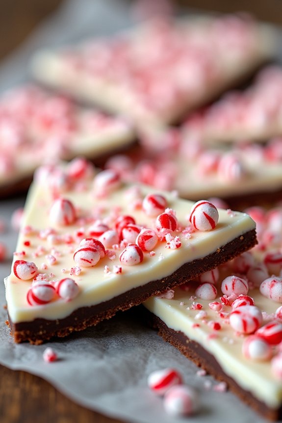 festive chocolate peppermint treat