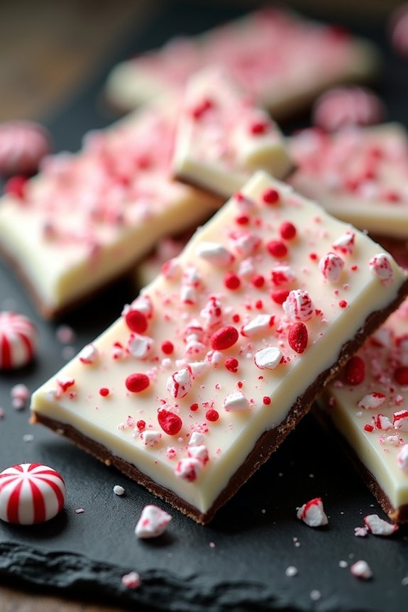 festive chocolate peppermint treat