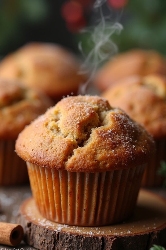 festive cinnamon spice muffins