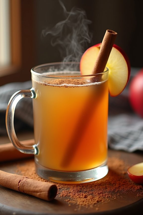 festive cinnamon tequila cocktail