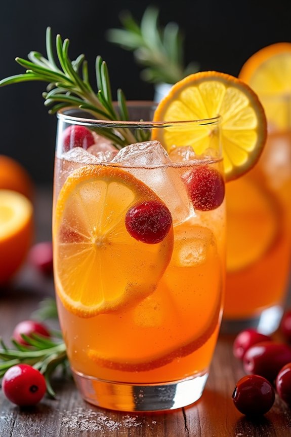 festive citrus vodka cocktail