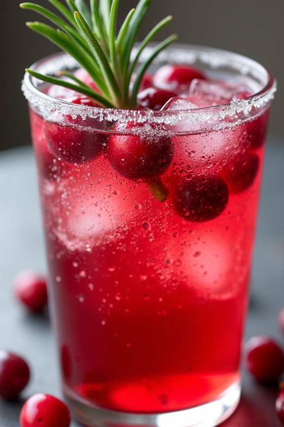 festive cranberry sparkler recipe