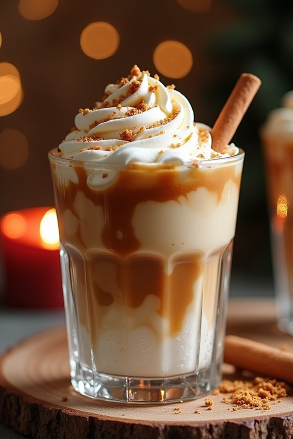 festive creamy cocktail delight