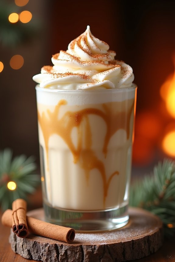 festive creamy eggnog recipe