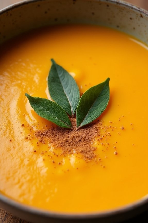 festive creamy squash soup