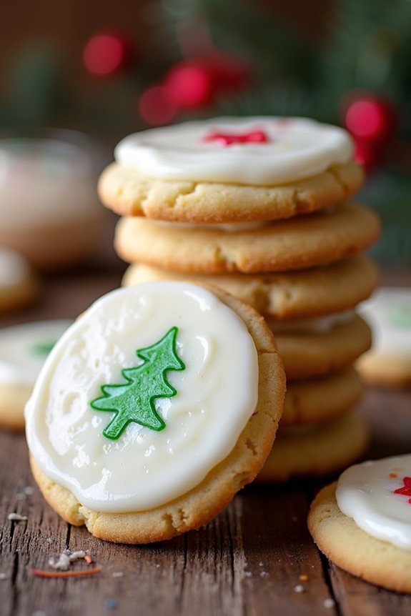 festive decorated sugar cookies