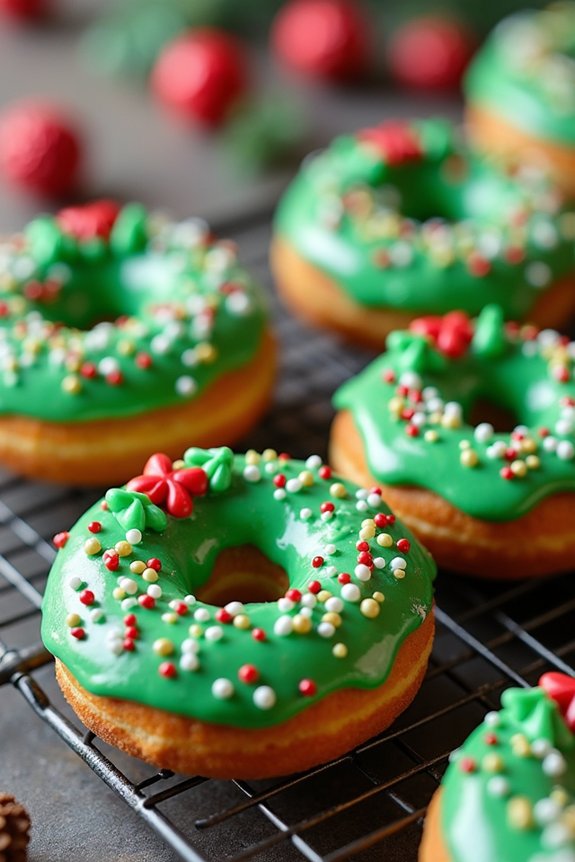 festive donut decorating activity