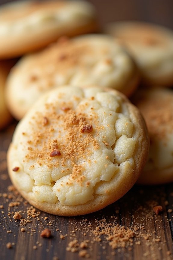festive eggnog flavored holiday cookies