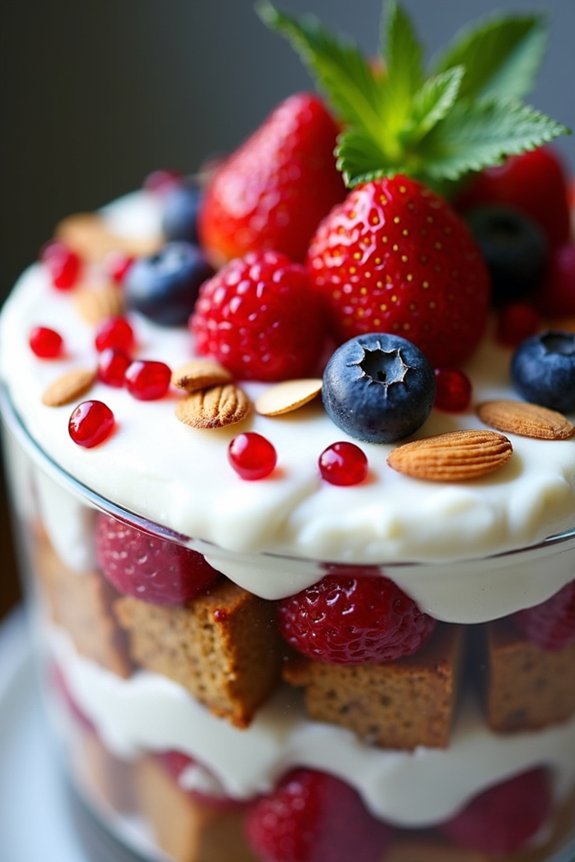 festive fruitcake trifle delight