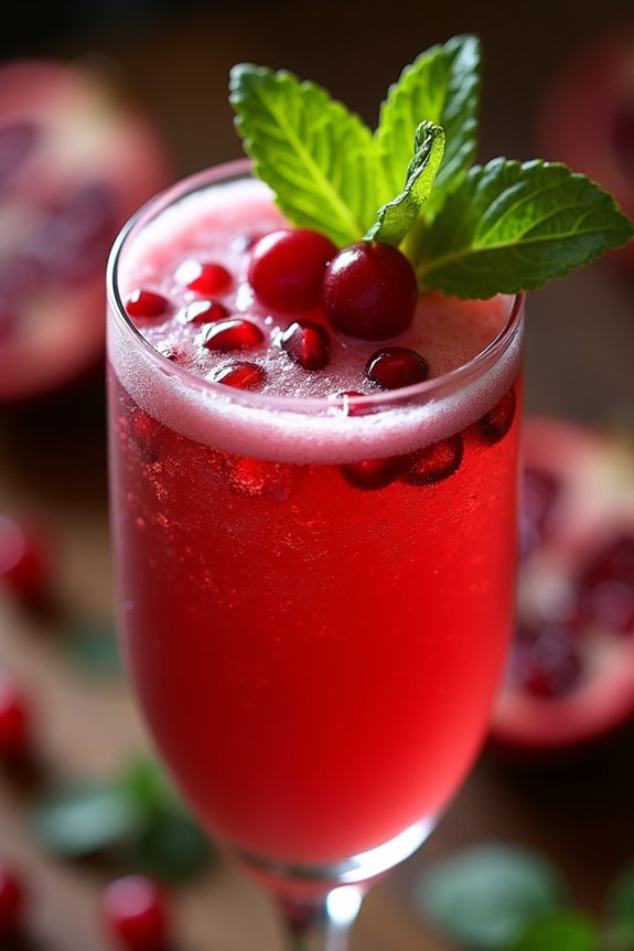 festive fruity cocktail delight