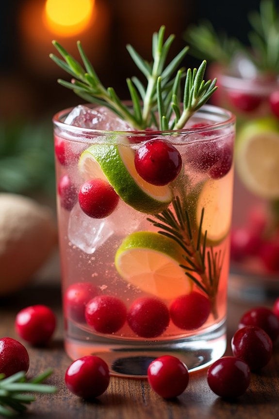 festive gin and tonic
