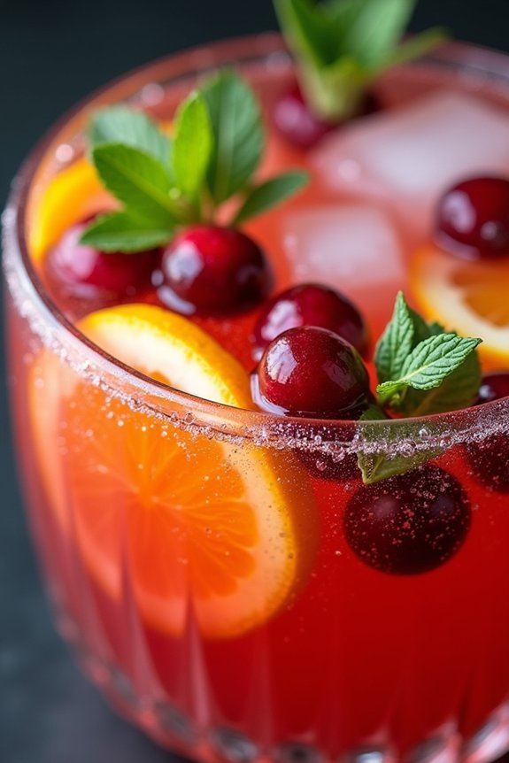 festive gin punch recipe