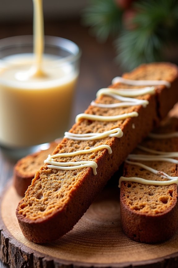 festive gingerbread biscotti recipe