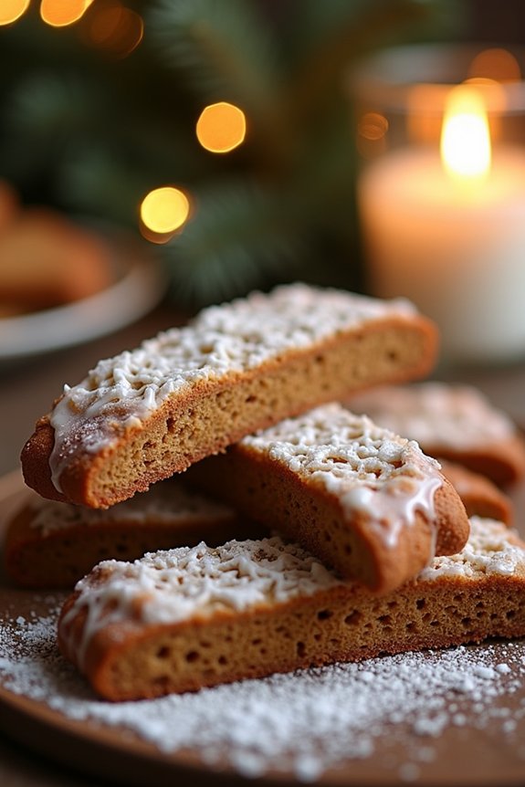 festive gingerbread biscotti recipe