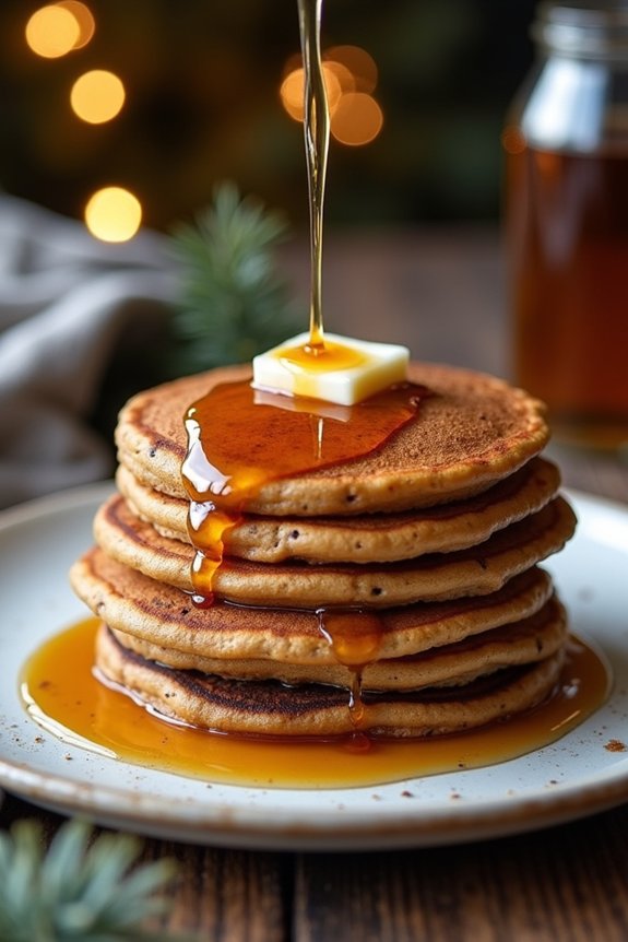 festive gingerbread pancake recipe