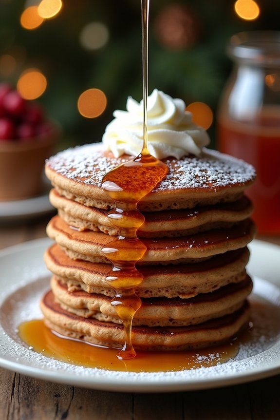 festive gingerbread pancakes recipe