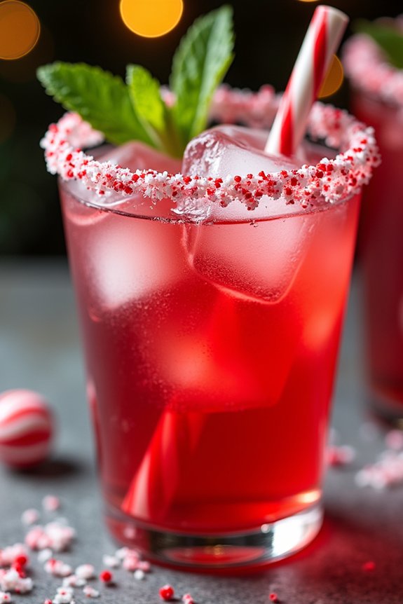 festive holiday mocktail delight