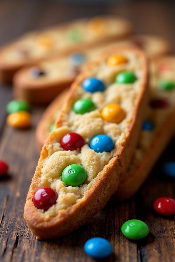 festive m m biscotti delight