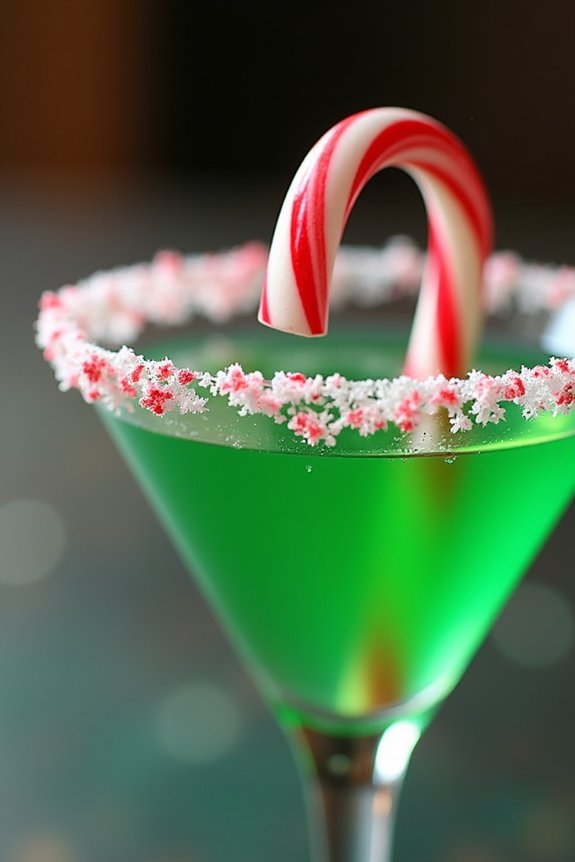 festive minty cocktail delight