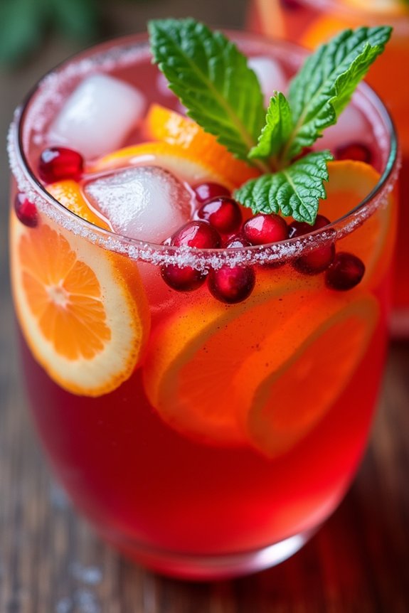 festive non alcoholic punch