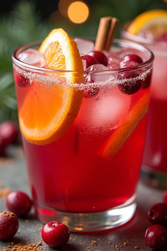 festive non alcoholic winter punch