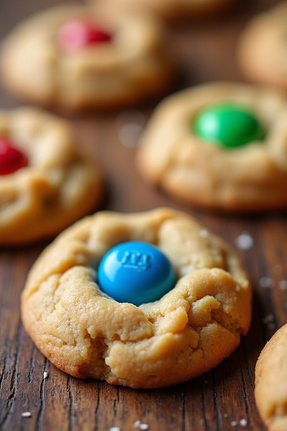 festive peanut butter cookies