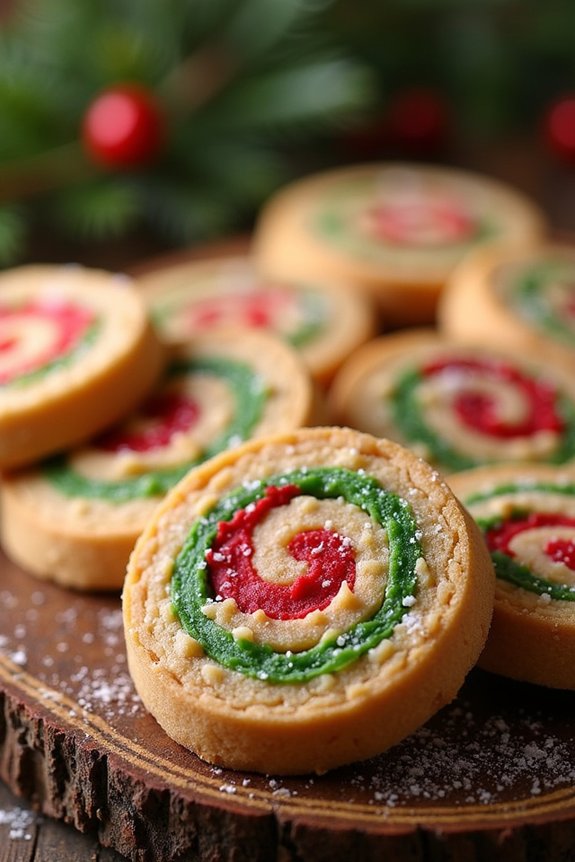 festive peanut butter pinwheels