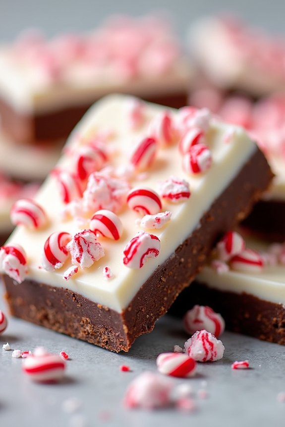 festive peppermint chocolate treat