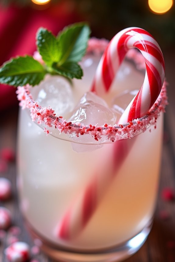 festive peppermint margarita recipe
