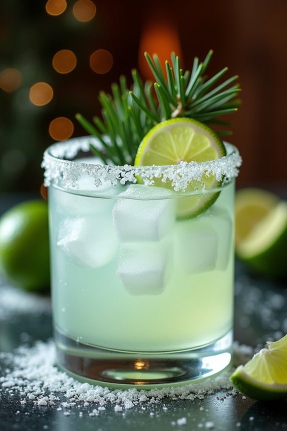 festive pine infused margarita recipe