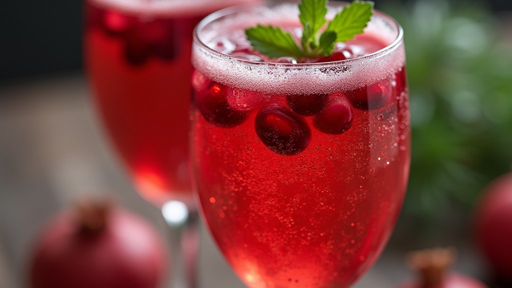 festive pomegranate cocktail recipes