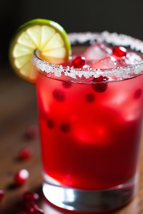 festive pomegranate margarita recipe