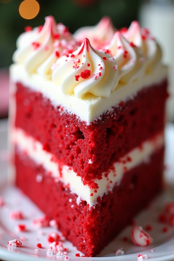 festive red velvet cake