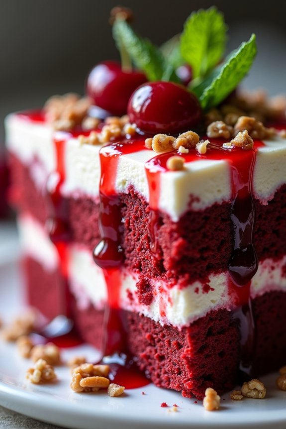 festive red velvet delight