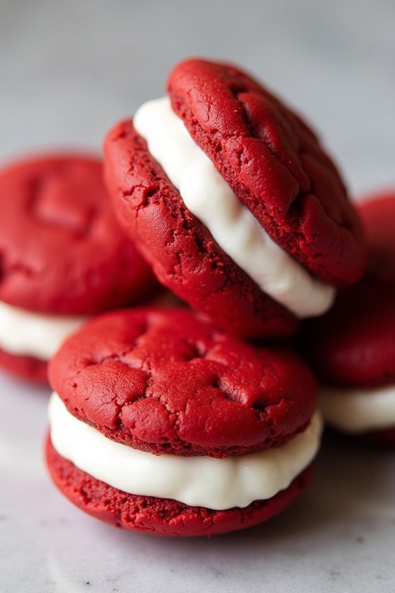 festive red velvet treats